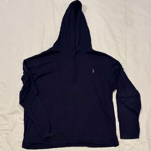 Polo Ralph Lauren Dark Blue Lightweight Hoodie